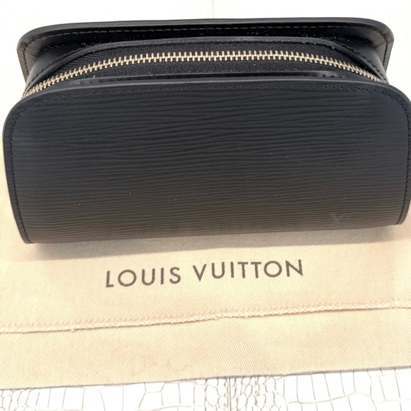 Louis Vuitton Black Dauphine Epi Pouch (Store Sample) - Picture 1 of 16